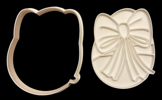 3D printed Cookie Cutter - 3.5" Easter Bow