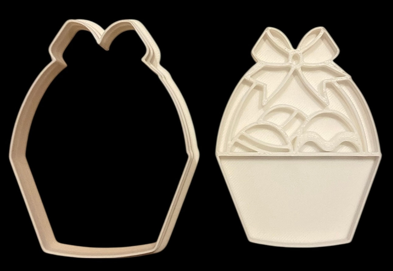 3D printed Cookie Cutter - 3.5" Easter Basket