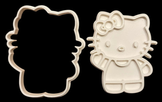 3D printed Cookie Cutter - 3.5" Hello Kitty