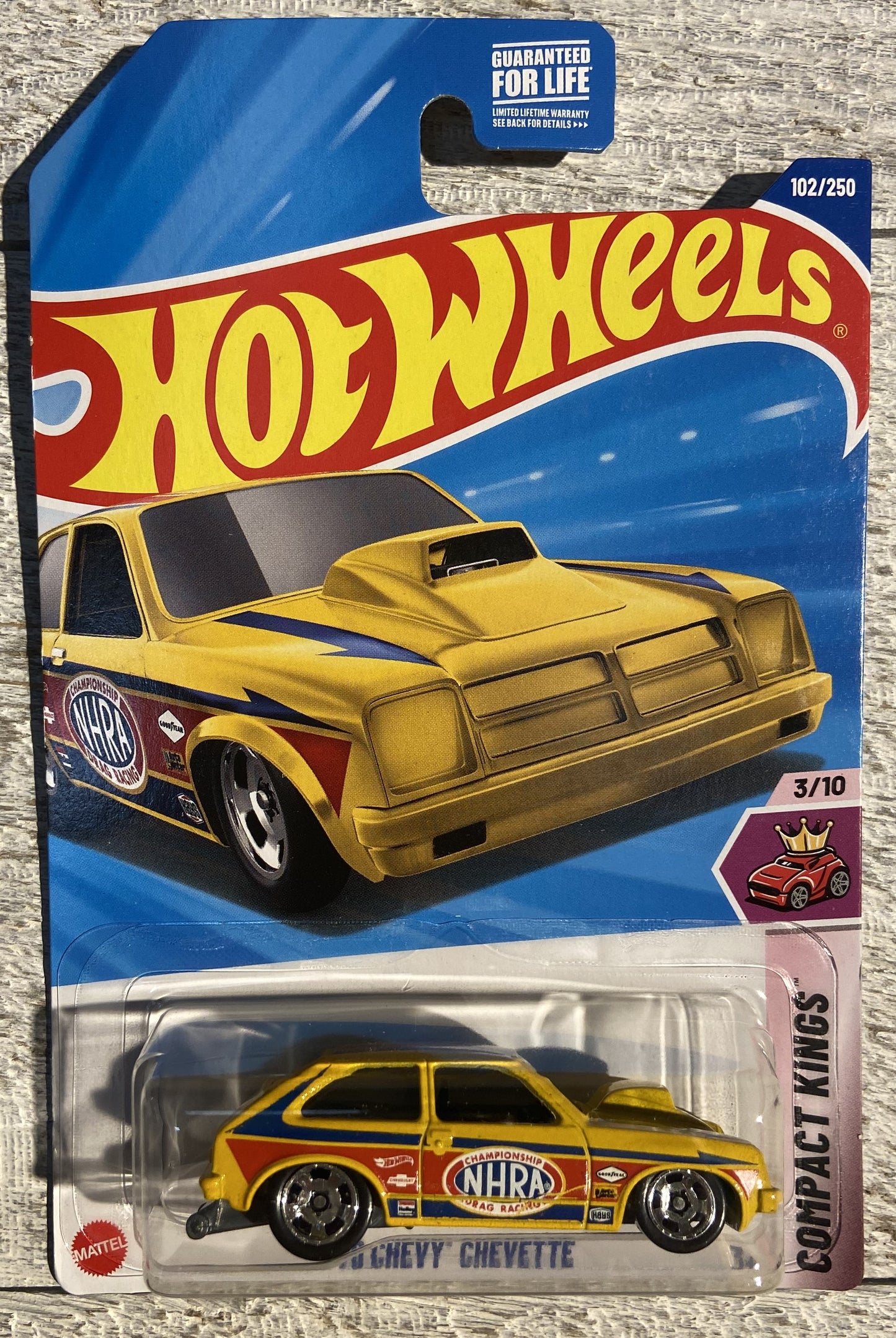 2025 Hot Wheels #102 86 Chevy Chevette YELLOW