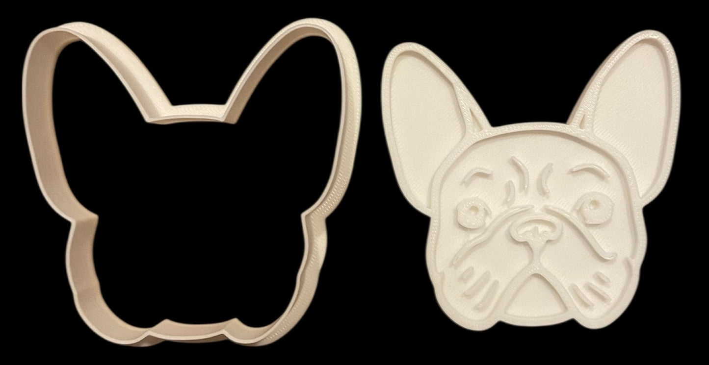 3D printed Cookie Cutter - 3.25" French Bulldog