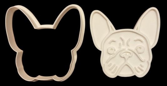 3D printed Cookie Cutter - 3.25" French Bulldog