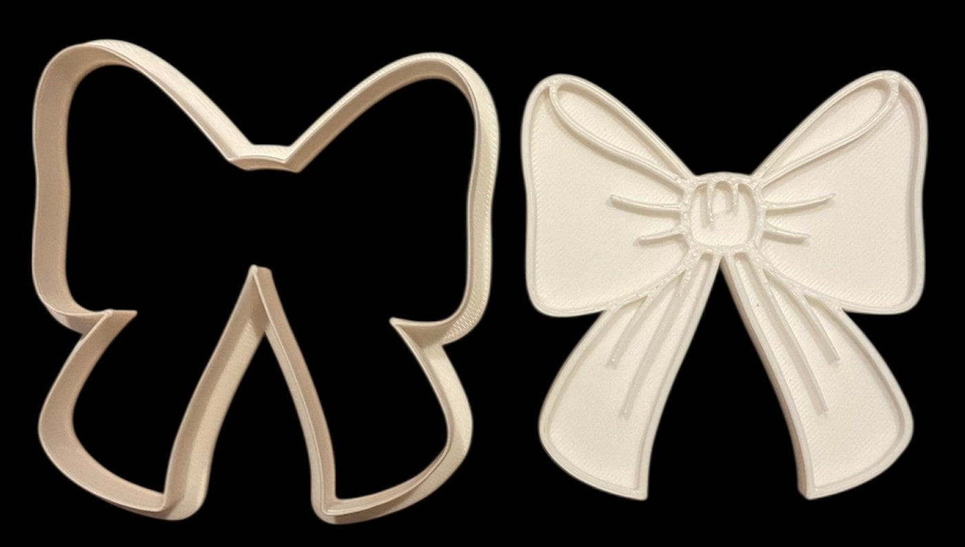 3D printed Cookie Cutter - 3.5" Bow