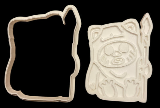 3D printed Cookie Cutter - 4" Ewok