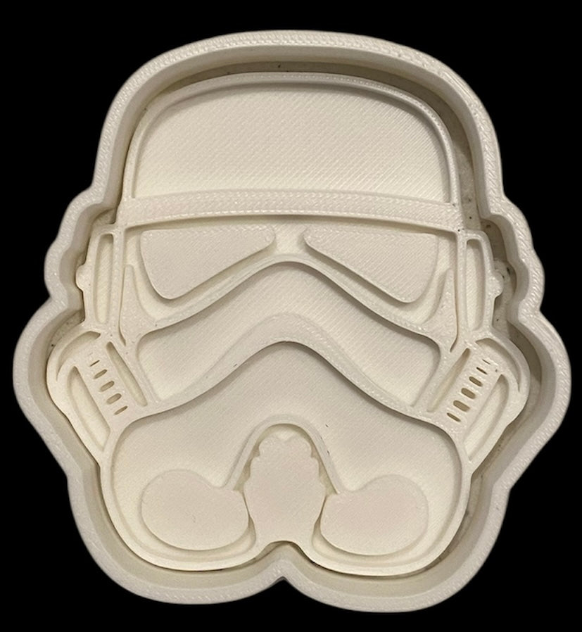 3D printed Cookie Cutter - 3.2" Storm Trooper