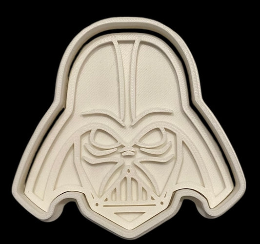 3D printed Cookie Cutter - 3.7" Darth Vader