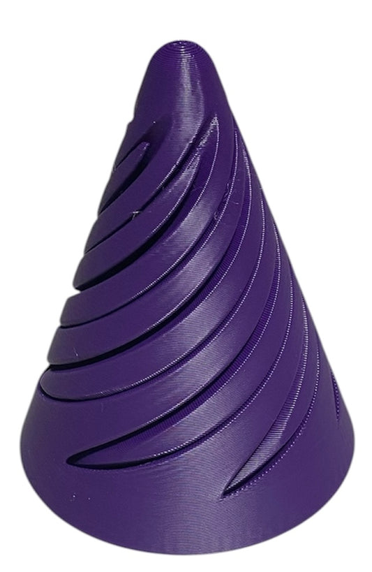 Pass Through Fidget Cone - 2-1/2" x 2" - Indigo