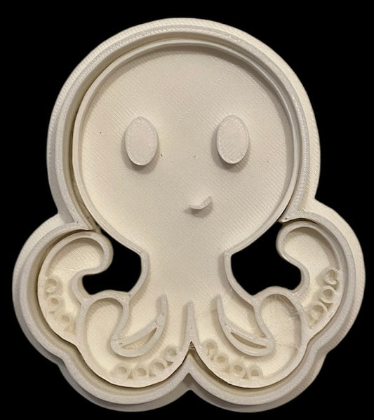 3D printed Cookie Cutter - 3.5" Octopus