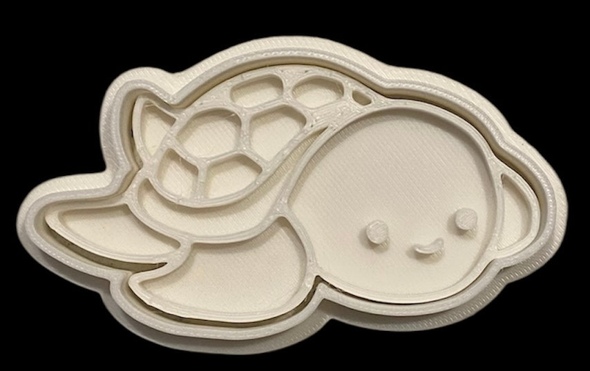 3D printed Cookie Cutter - 3.5" Sea Turtle