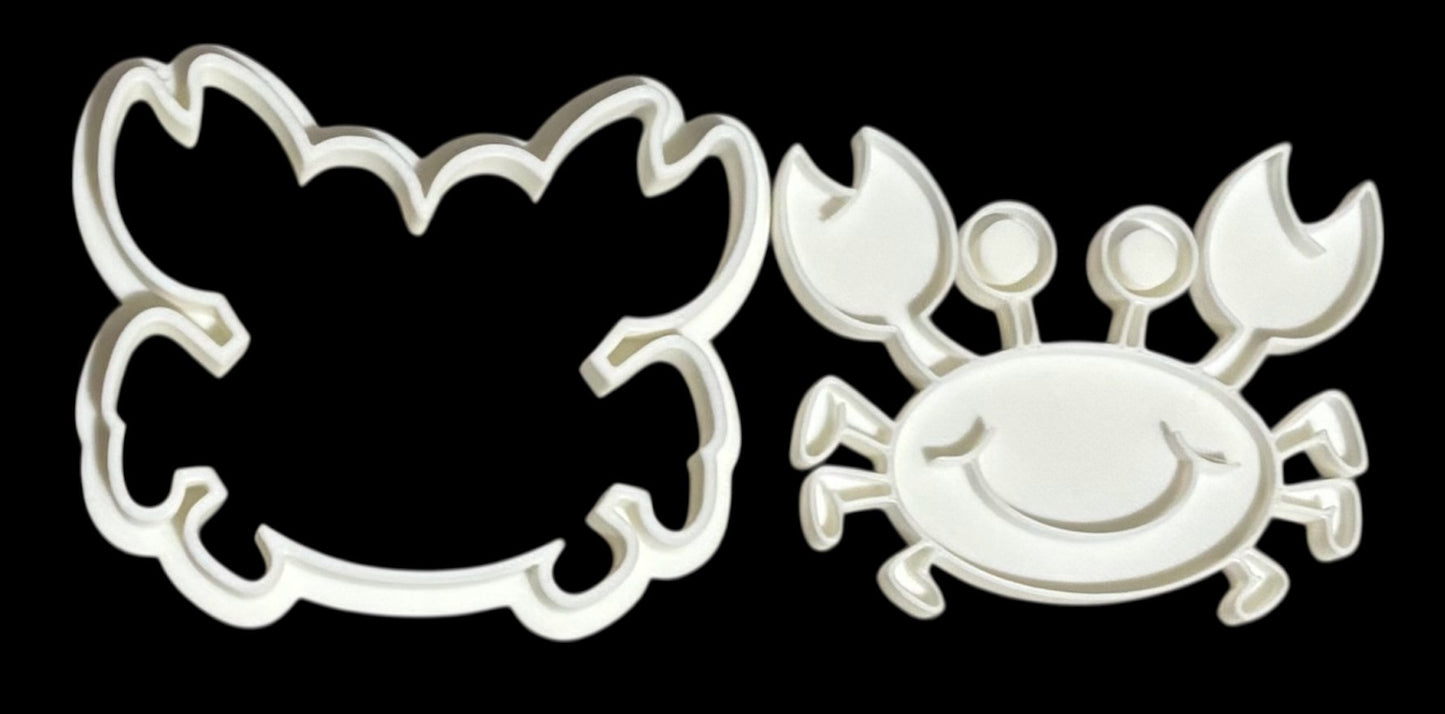 3D printed Cookie Cutter - 3.5" Crab