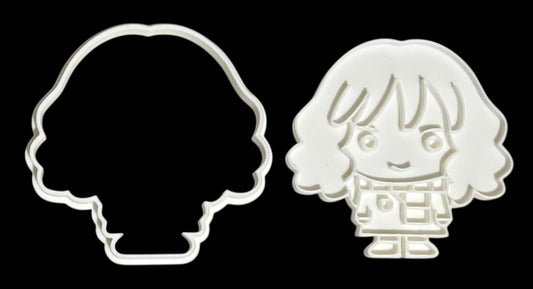 3D printed Cookie Cutter - 3.5" Hermione