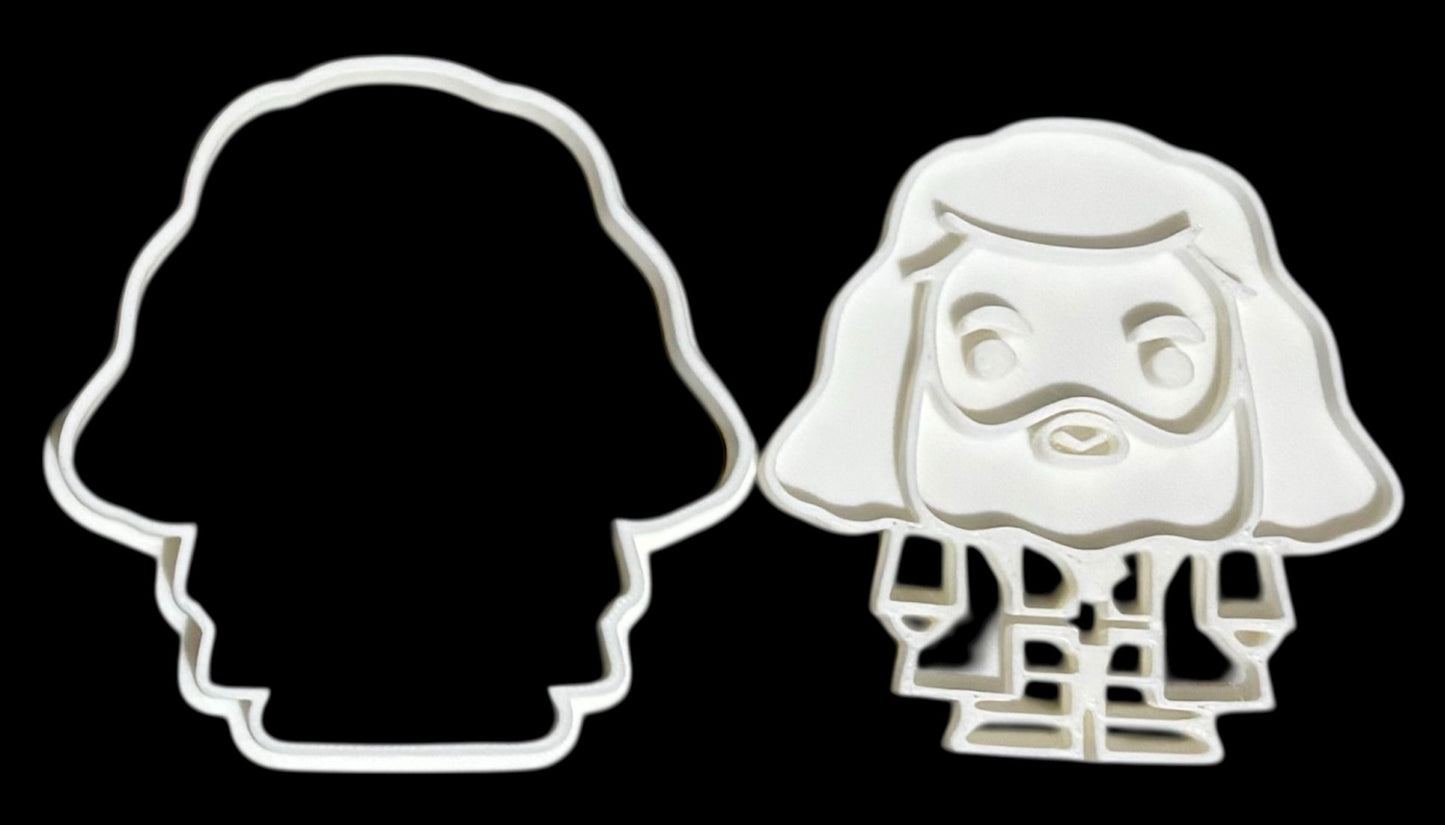 3D printed Cookie Cutter - 3.5" Hagrid