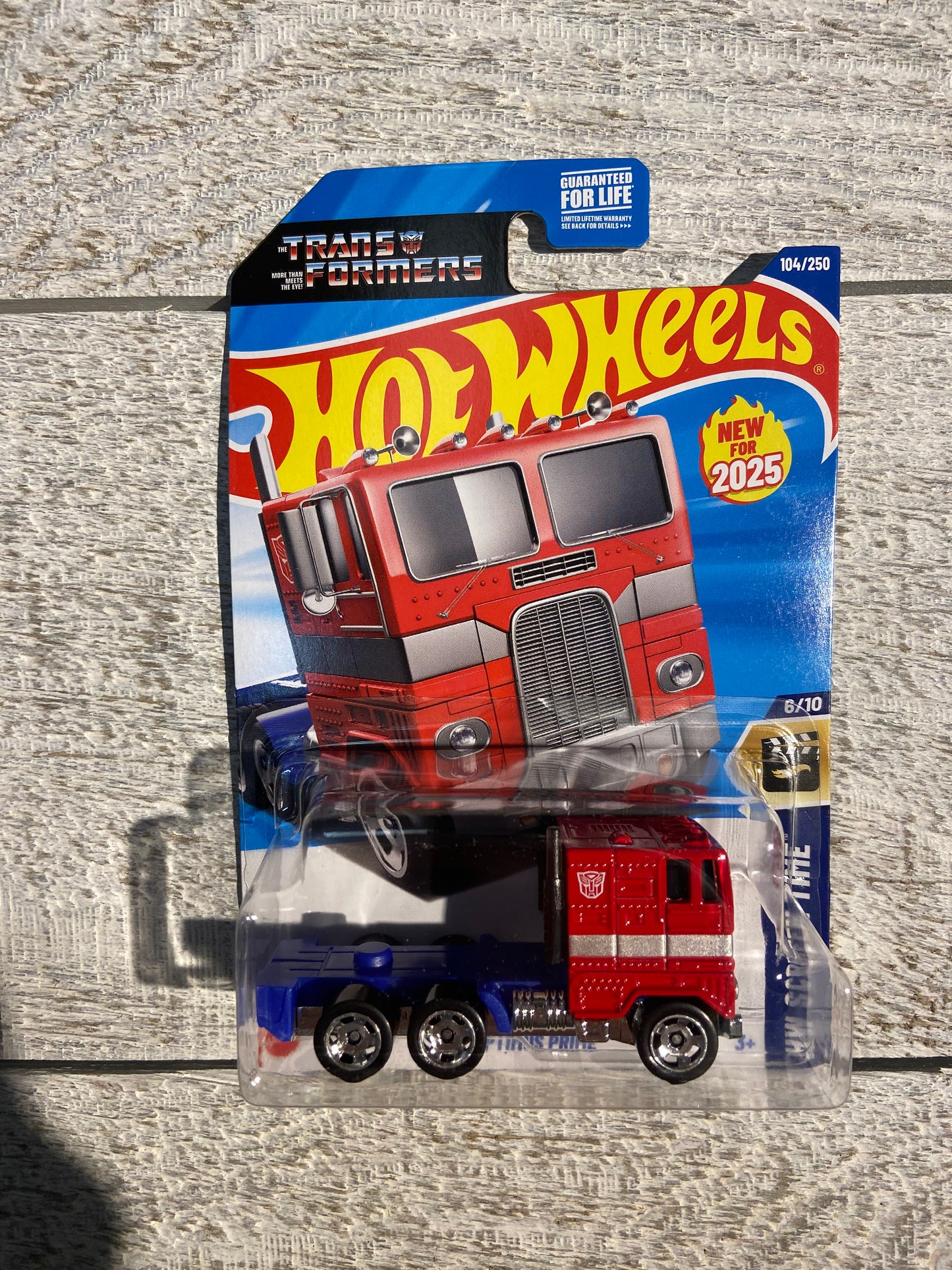2025 Hot Wheels #104 Optimus Prime RED
