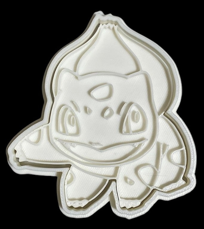 3D printed Cookie Cutter - 3.5" Bulbasaur