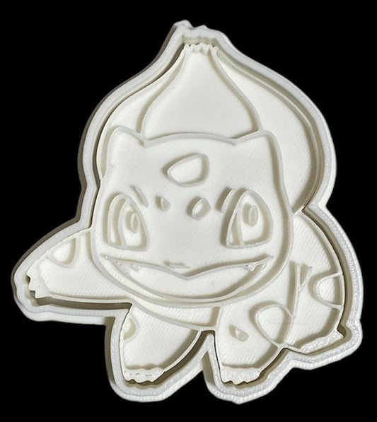 3D printed Cookie Cutter - 3.5" Bulbasaur