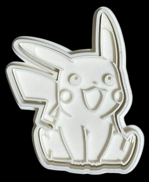3D printed Cookie Cutter - 3.5" Pikachu