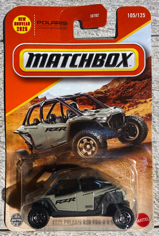 2025 Matchbox #105 2025 Polaris RZR Pro R 4 Sport