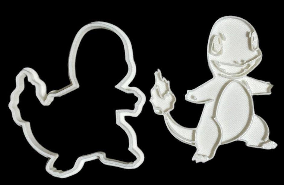 3D printed Cookie Cutter - 3.5" Charmander