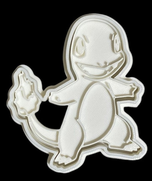 3D printed Cookie Cutter - 3.5" Charmander