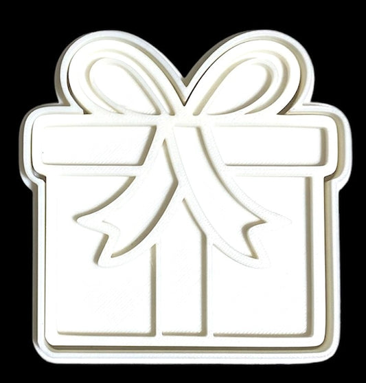 3D printed Cookie Cutter - 3.7" Gift Box