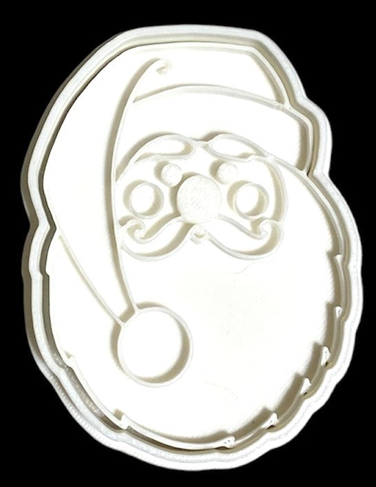 3D printed Cookie Cutter - 3.5" Santa