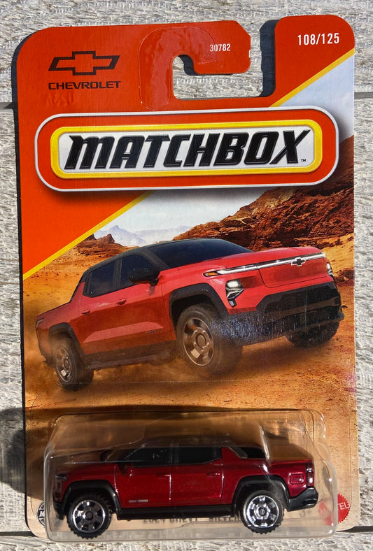 2025 Matchbox #108 2024 Chevy Silverado EV