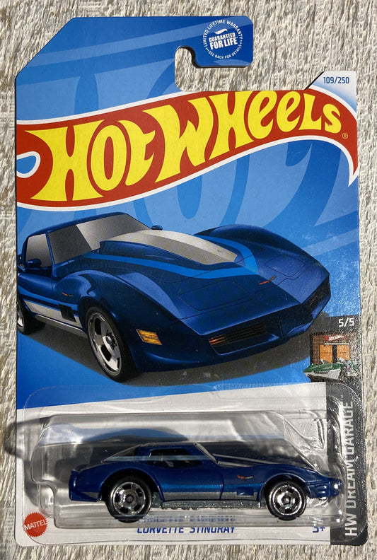 2024 Hot Wheels #109 Corvette Stingray BLUE