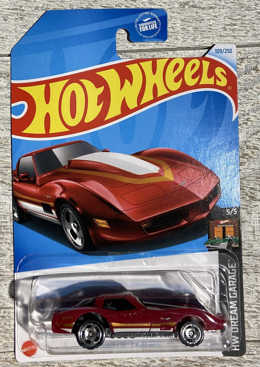 2024 Hot Wheels #109 Corvette Stingray RED