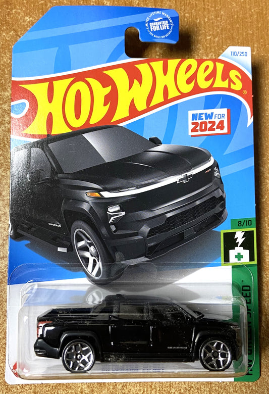 2024 Hot Wheels #110 Silverado EV RST BLACK