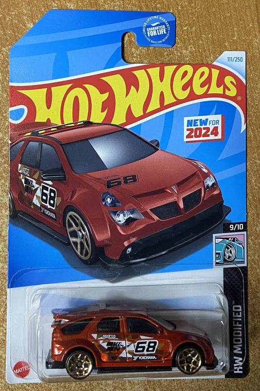 2024 Hot Wheels #111 Pontiac Aztek Custom RED