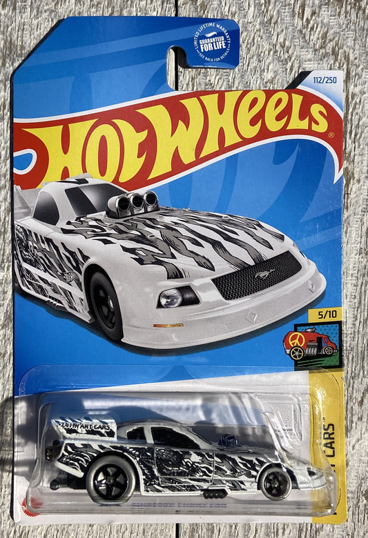 2024 Hot Wheels #112 Mustang Funny Car WHITE