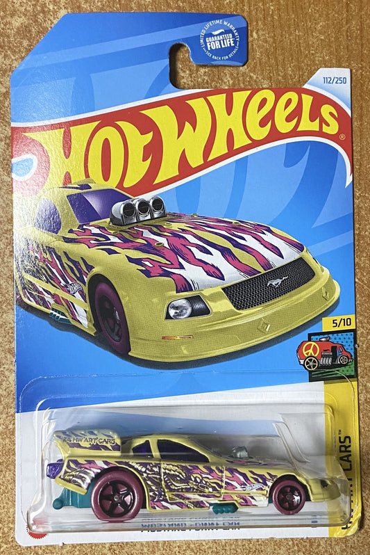 2024 Hot Wheels #112 Mustang Funny Car YELLOW