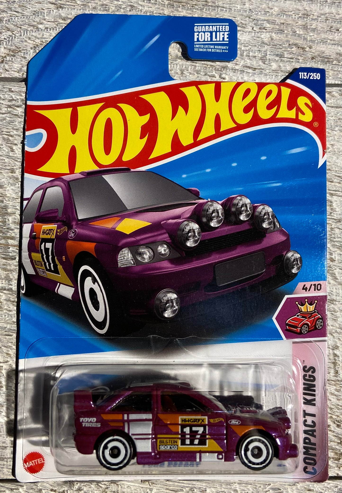 2025 Hot Wheels #113 Ford Escort PURPLE