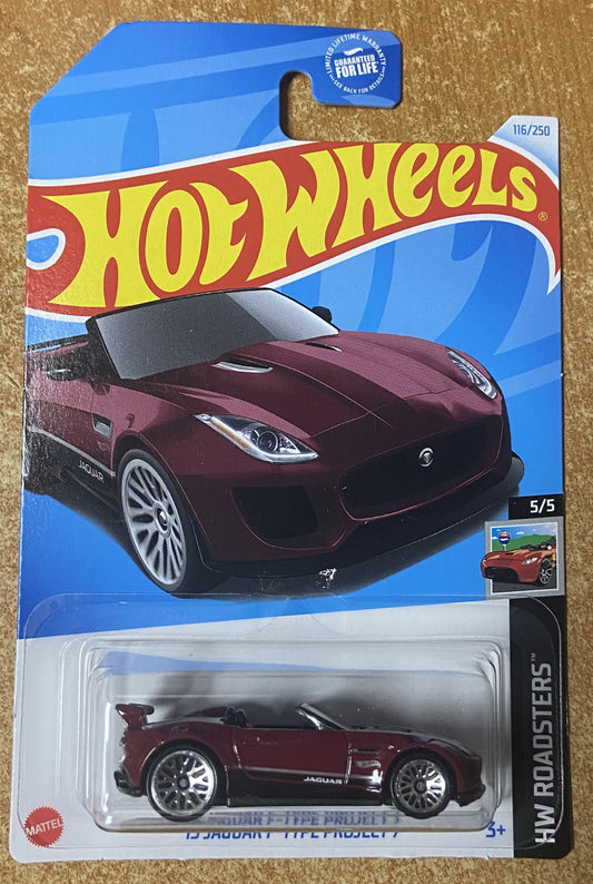 2024 Hot Wheels #116 15 Jaguar F-Type Project 7 RED