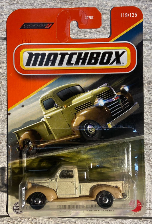 2025 Matchbox #119 1940 Dodge V Series Truck