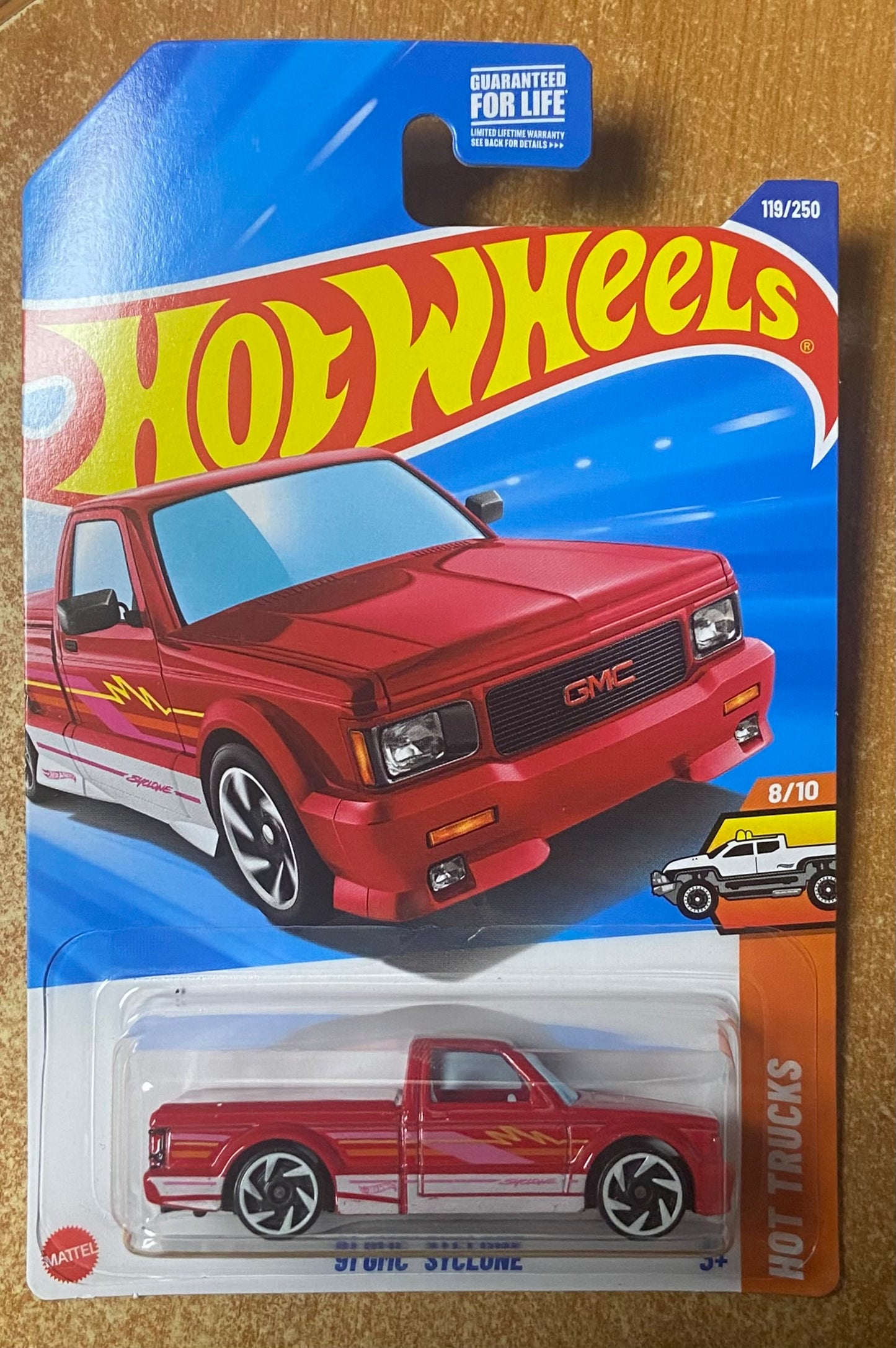 2025 Hot Wheels #119 91 GMC Syclone RED