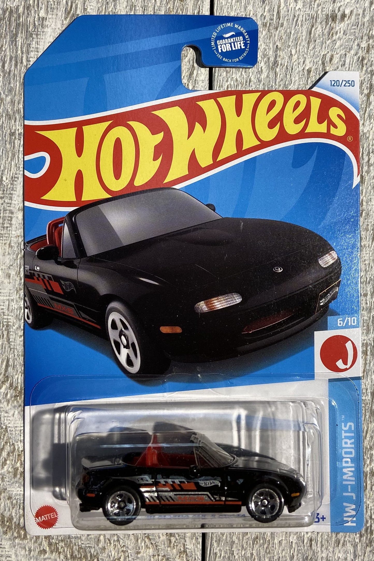 2024 Hot Wheels #120 91 Mazda MX-5 Miata BLACK