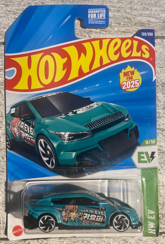 2025 Hot Wheels #120 Custom Kia EVG GREEN