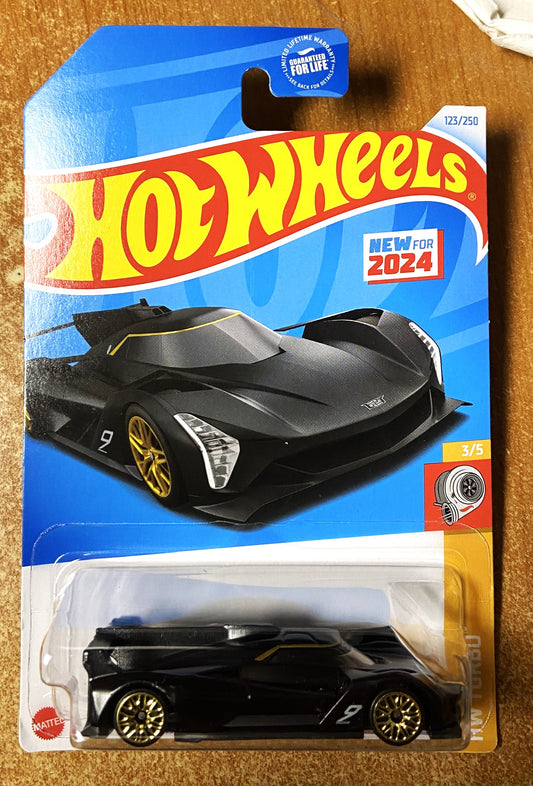 2024 Hot Wheels #123 Cadillac Project GTP Hypercar BLACK