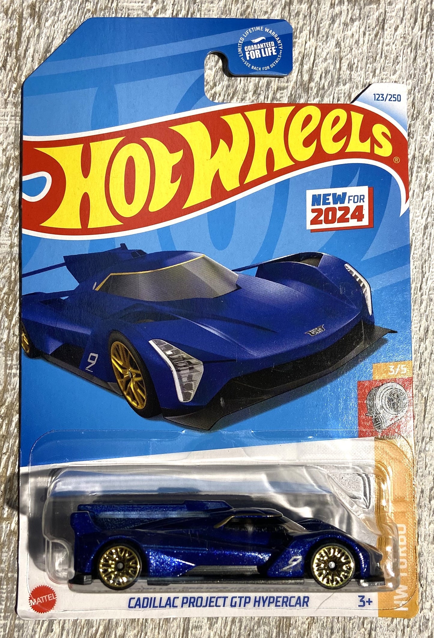 2024 Hot Wheels #123 Cadillac Project GTP Hypercar BLUE