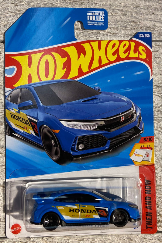 2025 Hot Wheels #123 2018 Honda Civic Type R BLUE