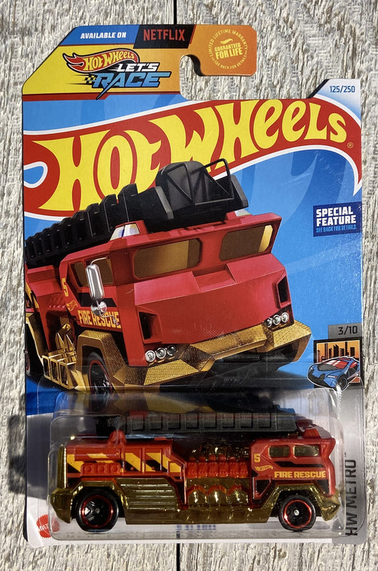 2024 Hot Wheels #125 5-Alarm RED