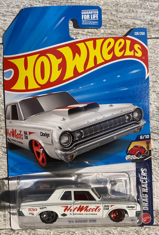 2026 Hot Wheels #126 64 Dodge 330 WHITE
