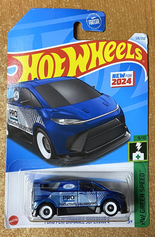 2024 Hot Wheels #128 Ford Performace Supervan 4 BLUE