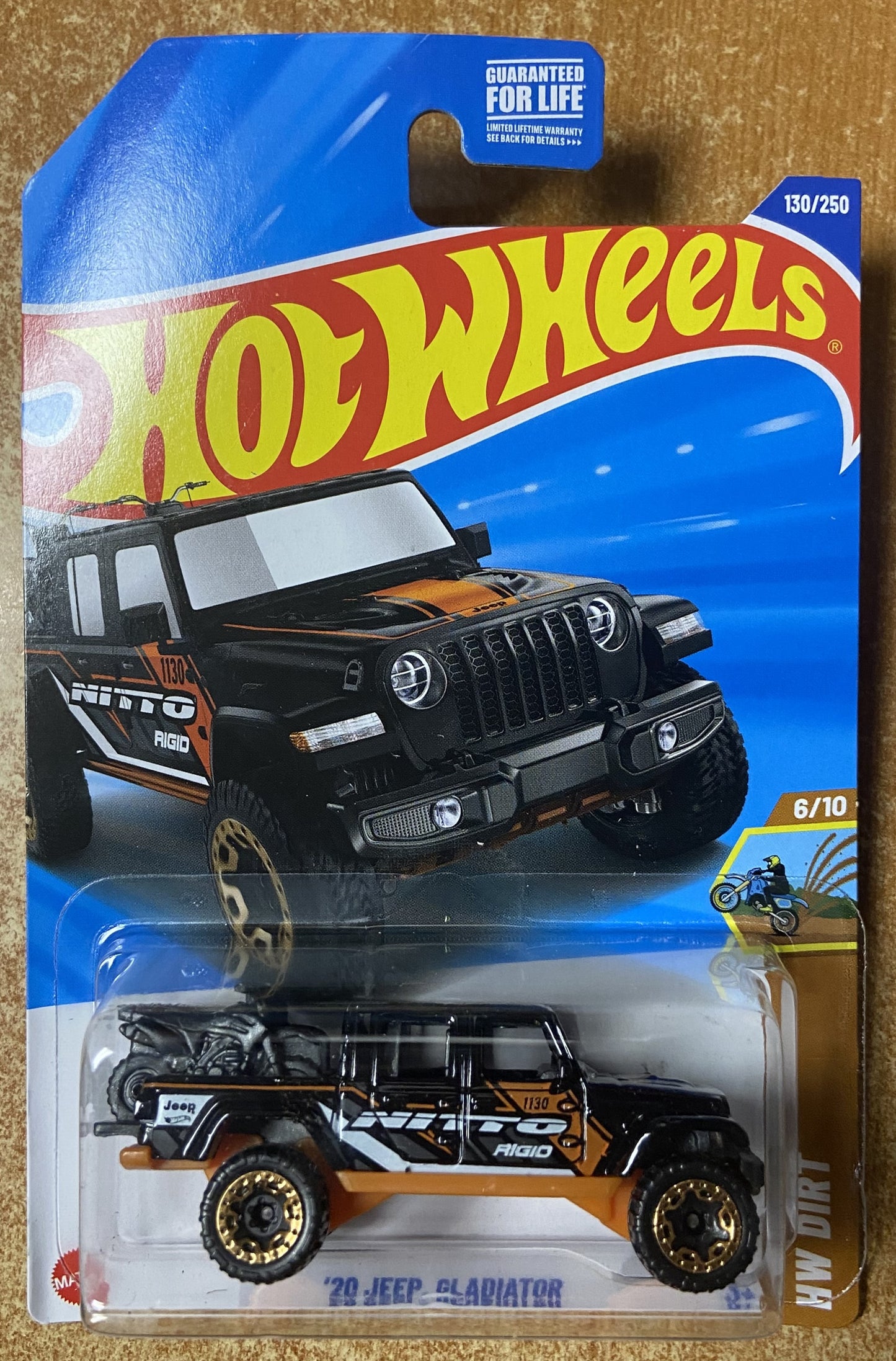 2025 Hot Wheels #130 20 Jeep Gladiator BLACK