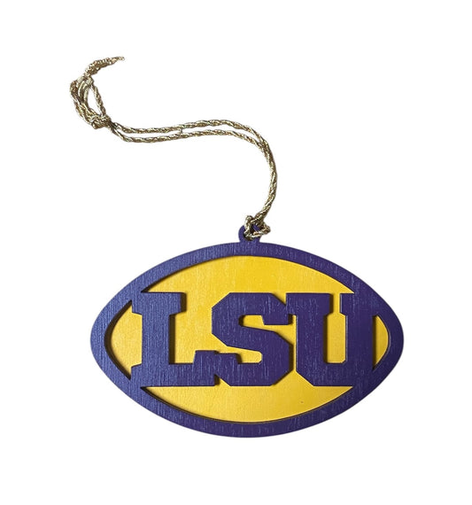 LSU Ornament - Purple over Marigold