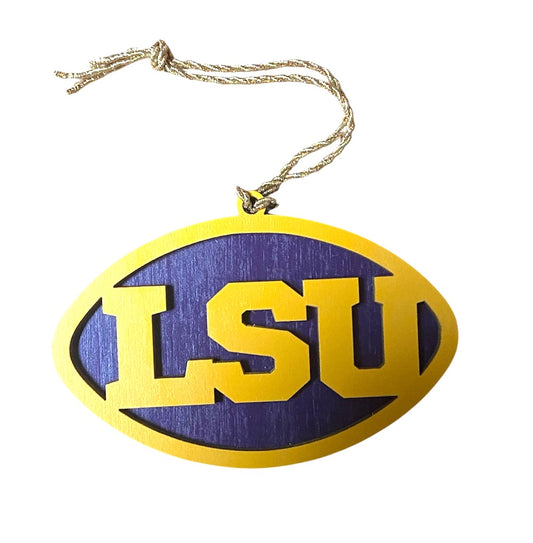 LSU Ornament - Marigold over Purple