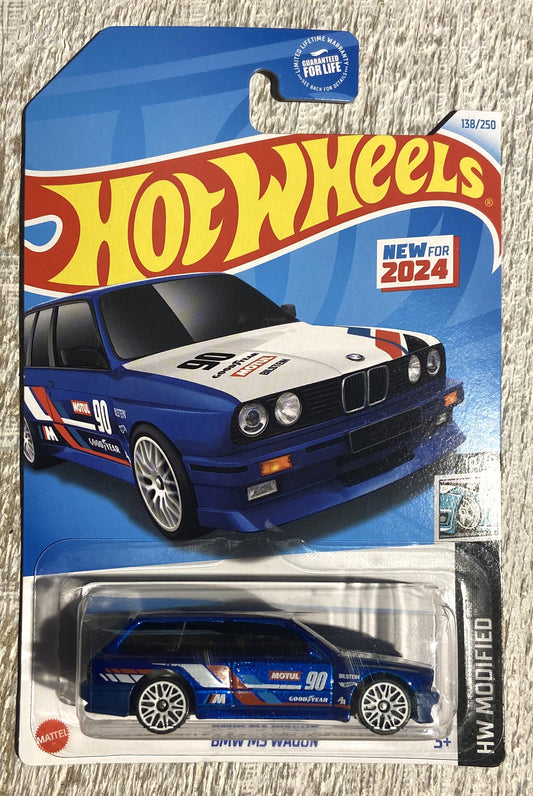 2024 Hot Wheels #138 BMW M3 Wagon BLUE