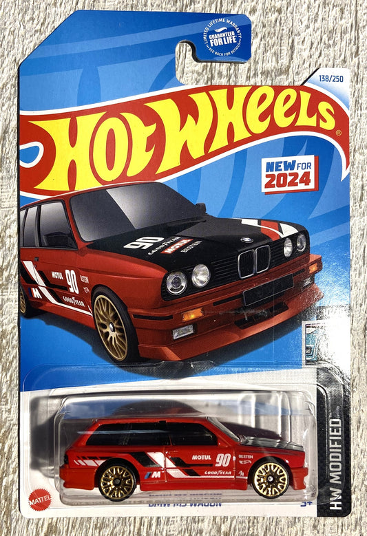 2024 Hot Wheels #138 BMW M3 Wagon RED