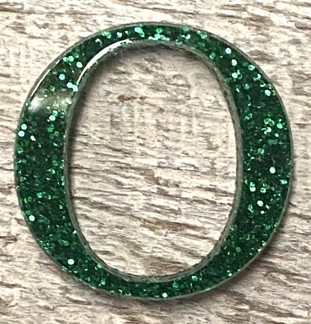 Green Glitter Acrylic Greek Letters - 2" Tall